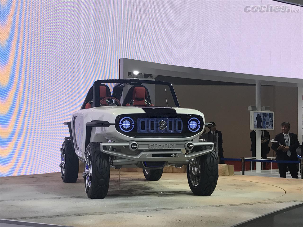 Para entretener la espera del nuevo Suzuki Jimny, el pequeño Survivor, un 4x4 eléctrico de dos plazas, muy ligero, era una excelente idea.