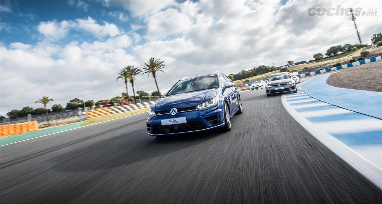 El curso Advance se desarrolla exclusivamente con los Golf R y GTI.