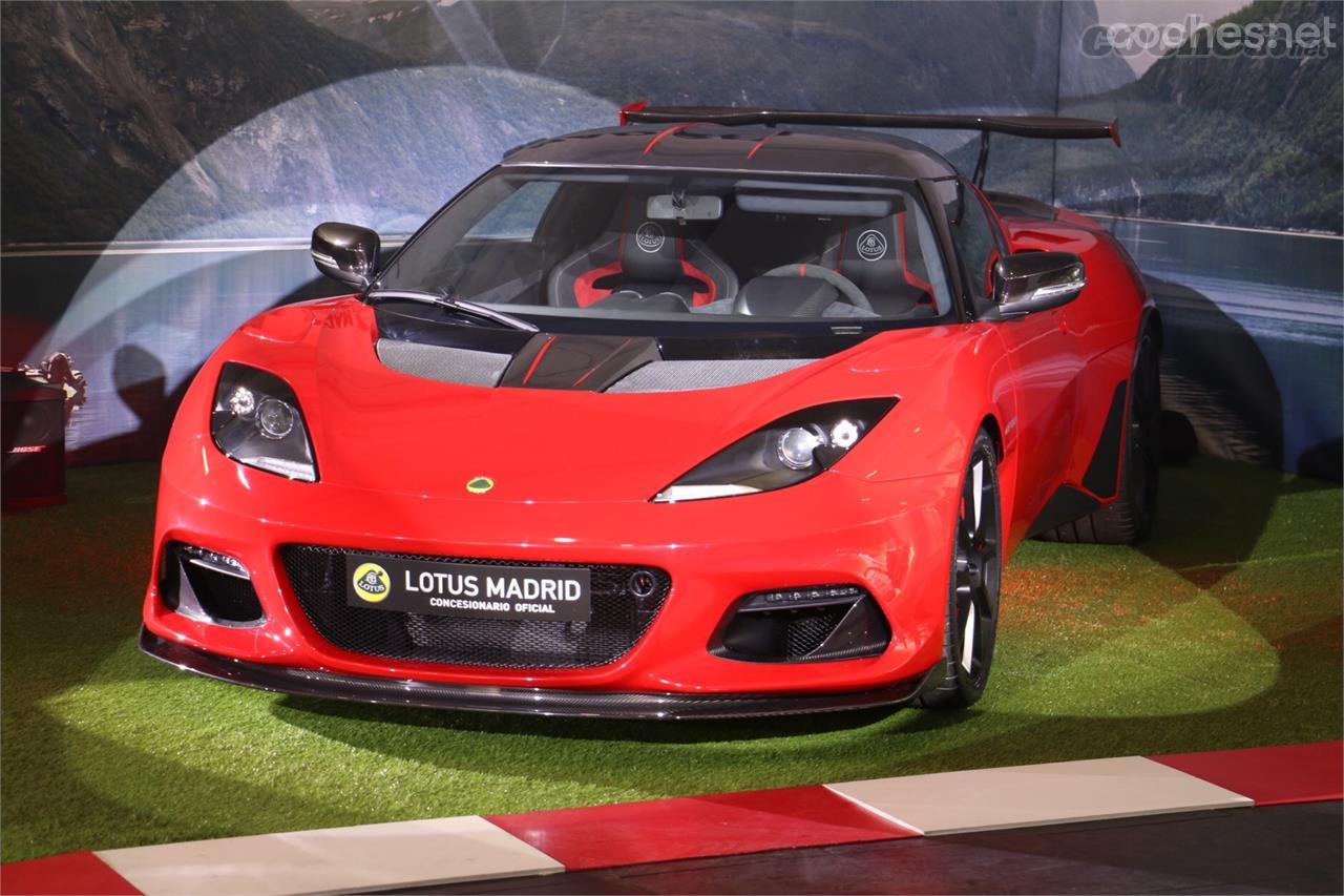 Entre otros modelos de la marca, Lotus Madrid presenta los exclusivos Evora GT430 (en la foto) y Exige Cup 380.