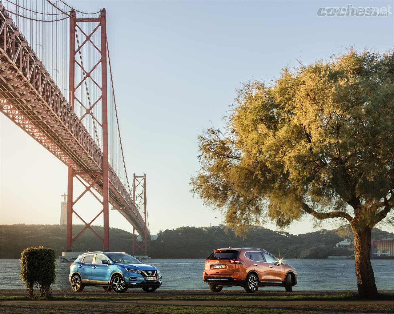 El Nissan Qashqai y el X-Trail lideran las listas de matriculaciones de crossovers en España. 