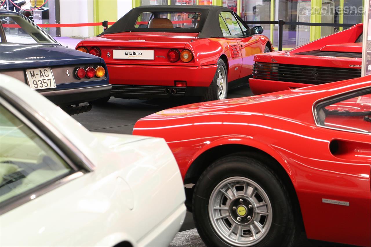 Entre las exposiciones organizadas destacaba la del 70 aniversario de Ferrari.