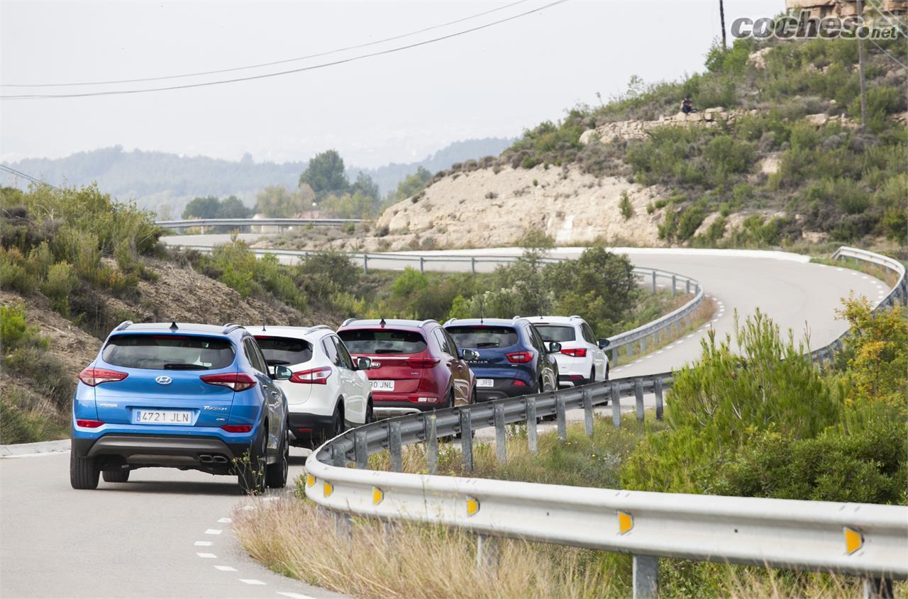 Los todocaminos compactos ganan protagonismo en marzo con el Nissan Qashqai en cabeza.