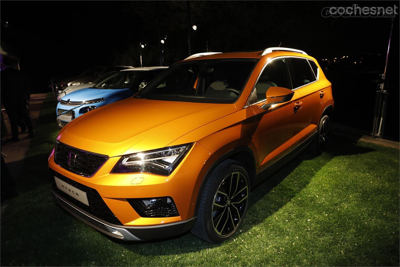 El Seat Ateca fue el gran galardonado de la noche, al ganar la categoría de Mejor Coche del Año y la de Mejor SUV pequeño. 