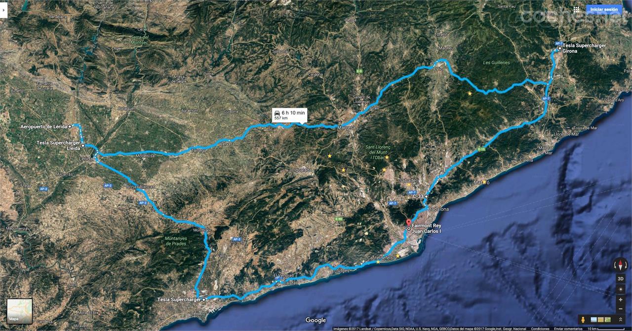 Realizamos cerca de 600 kilómetros en un día al volante del coche eléctrico con la batería de mayor capacidad del mercado, 100 kWh.