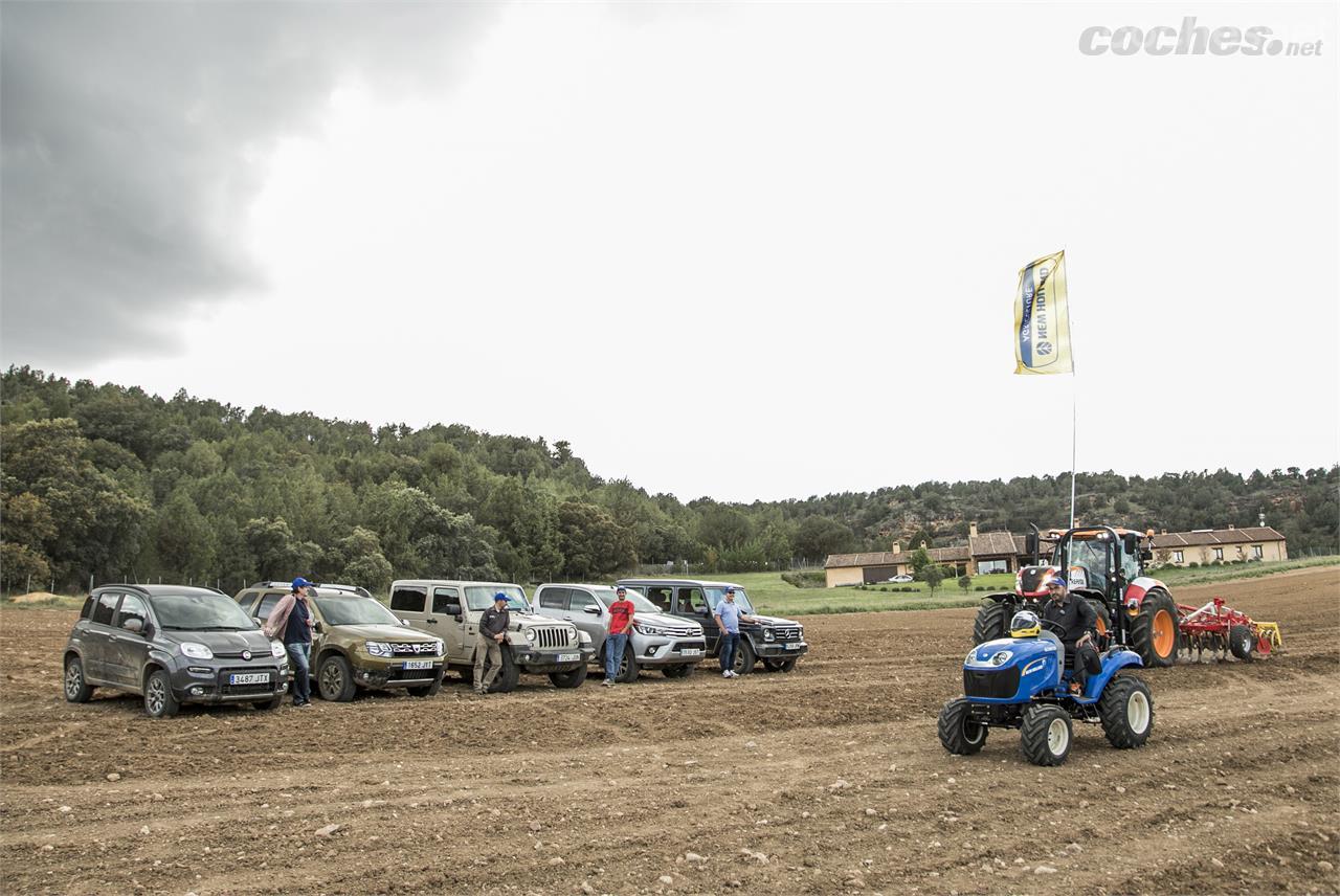 Al fondo, el hotel Del Verde al Amarillo donde está situado el campus de formación de New Holland que nos acogió para la realización de este video.