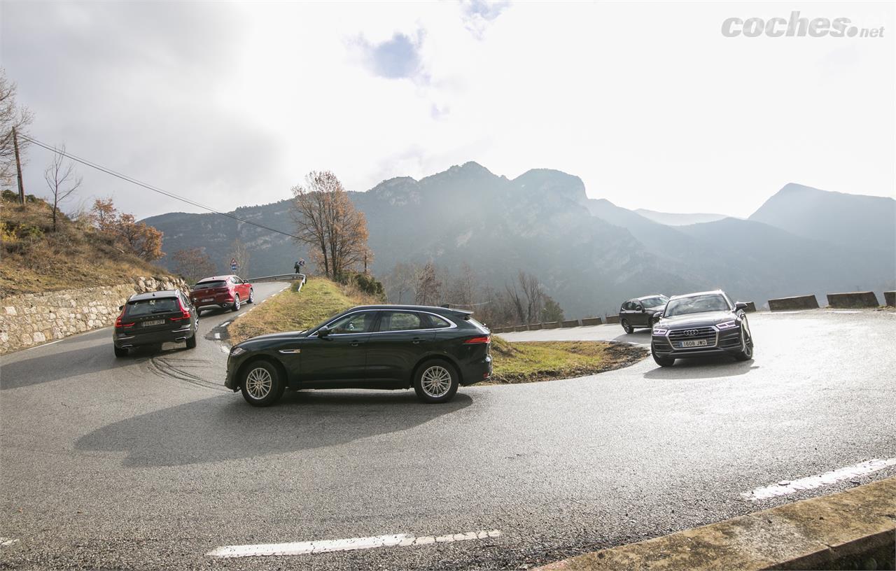 Las carreteras de montaña no son el escenario favorito de nuestros coches salvo para el Stelvio, que hace honor a su nombre.