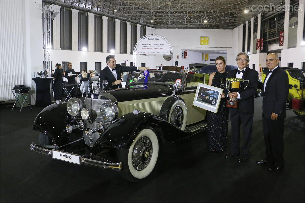 El sensacional Mercedes-Benz 500K de José Orriols fue el vencedor del Best of Show del Concurso de Elegancia.