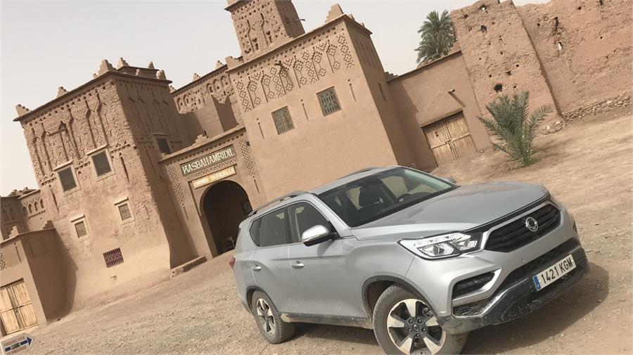 El Ssangyong Rexton es el compañero ideal para disfrutar de las pistas y las carreteras de Marruecos y permite llegar casi a cualquier parte.