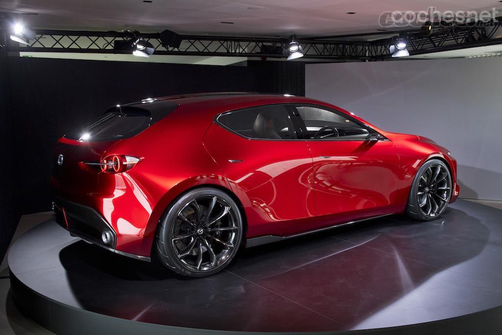 Las líneas generales de la estética del Mazda Kai Concept se trasladarán al próximo Mazda3, según comentan los responsables de la marca.