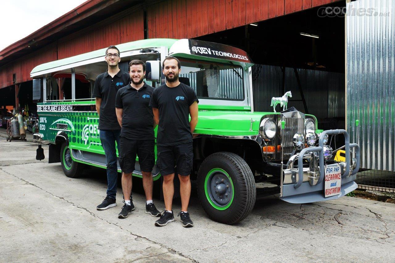 Los Jeepney filipinos se electrifican en España