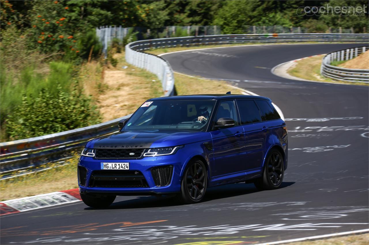 El Range Sport SVR es un coche sorprendente. No esperaba que en circuito fuera capaz de ofrecer unas prestaciones tan notables.