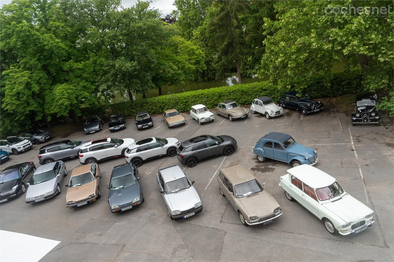 Este era el elenco de coches a nuestra disposición para las pruebas organizadas por la marca.