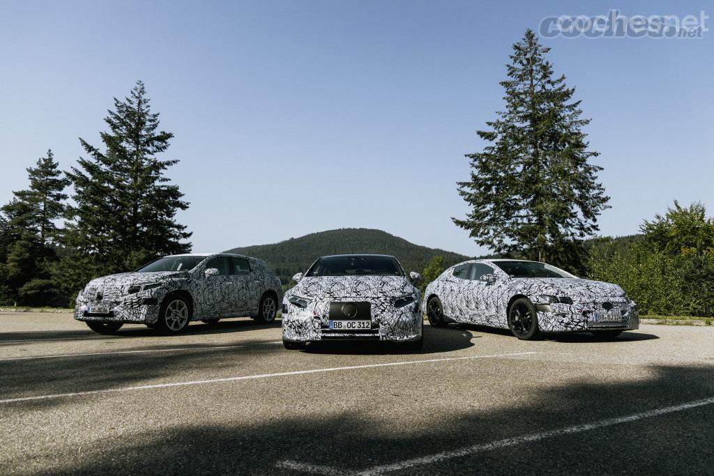 Mercedes está completando el desarrollo de cuatro modelos eléctricos de gama alta equivalentes a las clases S y E y a los SUV GLS y GLE.