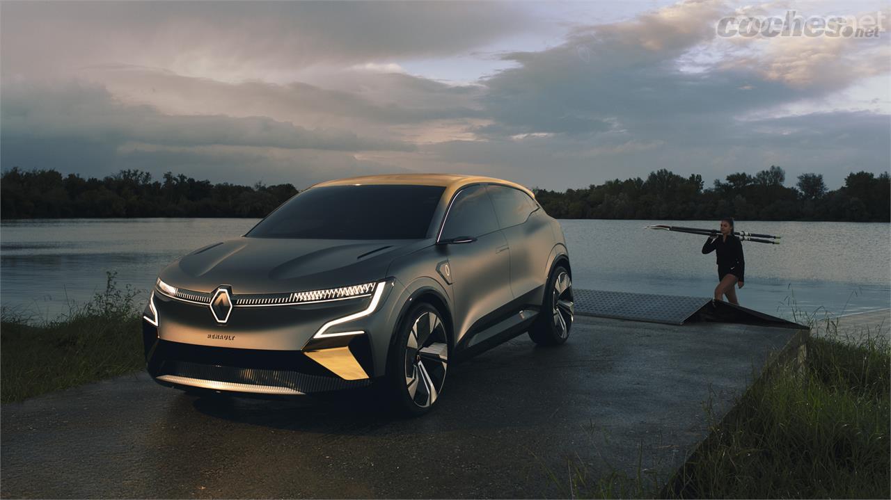 El Renault Mégane eVision Concept adelanta las líneas de un futuro modelo 100% eléctrico que se situará en la gama del fabricante justo por encima del exitoso Zoe.