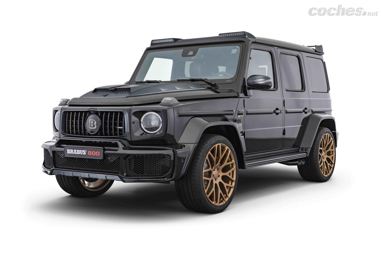 El Brabus 80'0 Black & Gold Edition combina un aspecto deportivo con acabados de lujo, con los detalles dorados como protagonistas. 