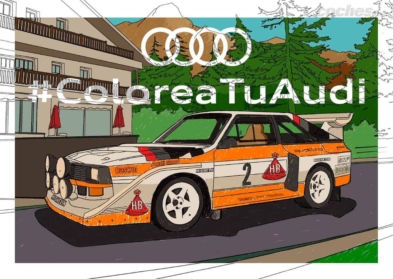Pinta y colorea algunos modelos de Audi y Porsche | Noticias Coches.net