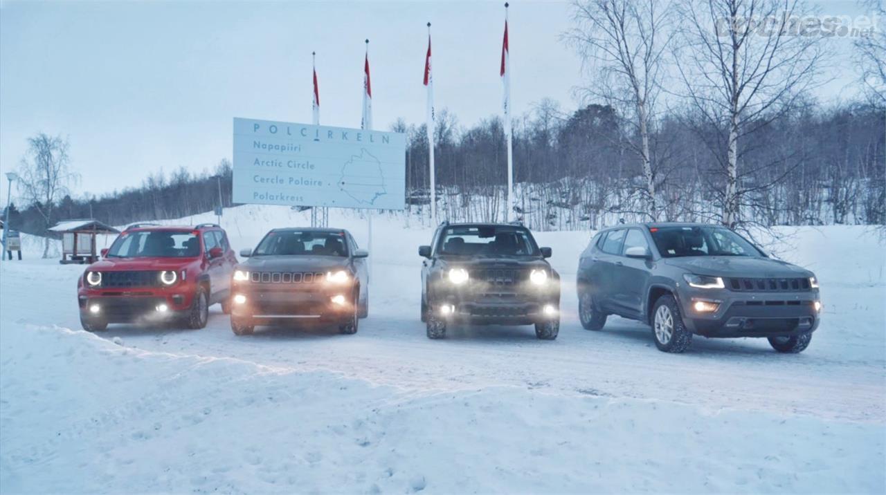 Jeep ha completado en el Círculo Polar Ártico las pruebas de desarrollo de estos dos modelos híbridos enchufables.