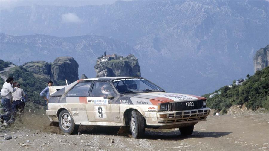 El sistema de tracción integral quattro dio a Audi dos títulos de pilotos y dos de marcas en el Mundial de Rally.