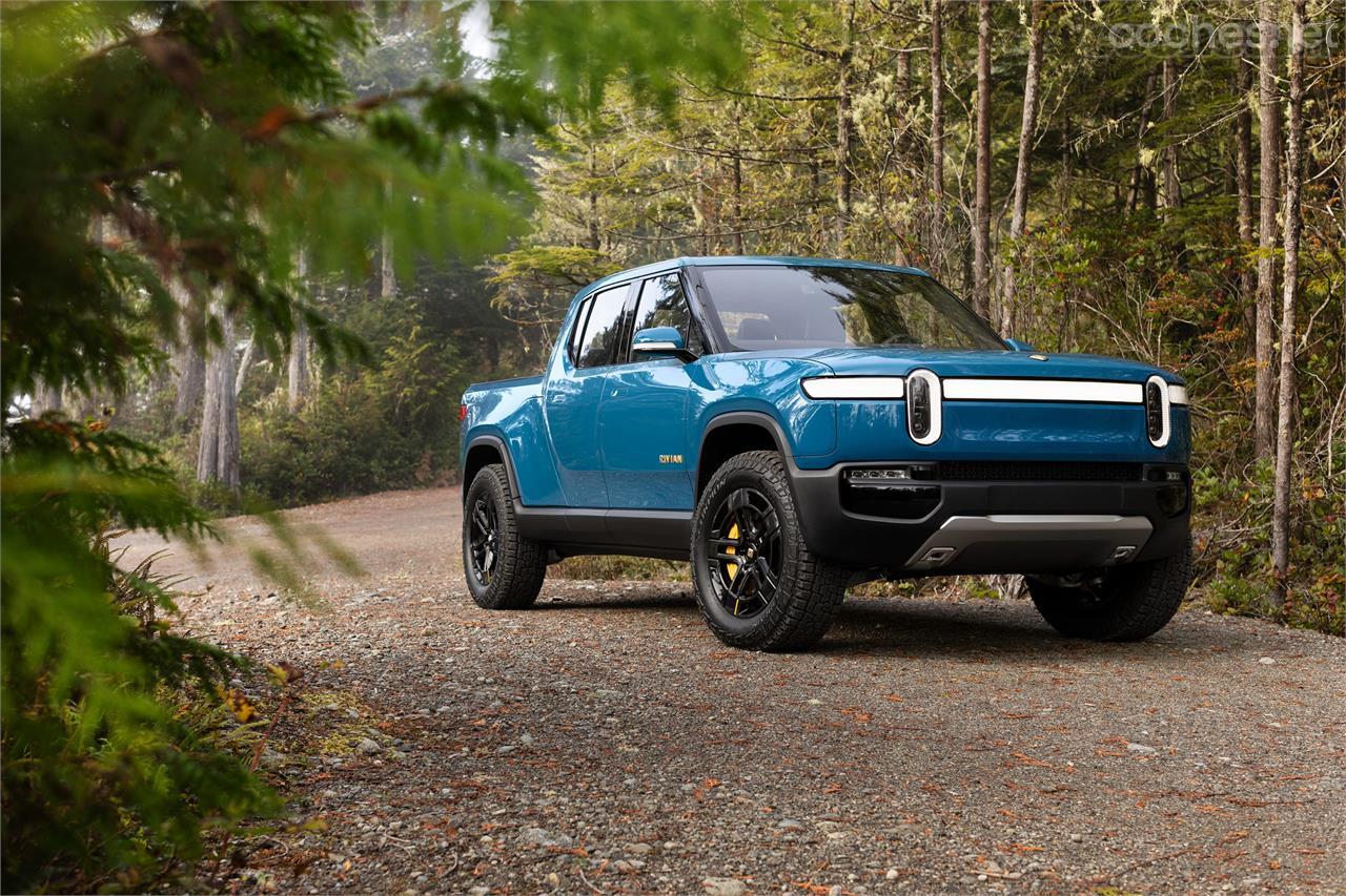 El Rivian R1T busca ser un superventas en el segmento,todavía reducido, de los pick-up eléctricos. 