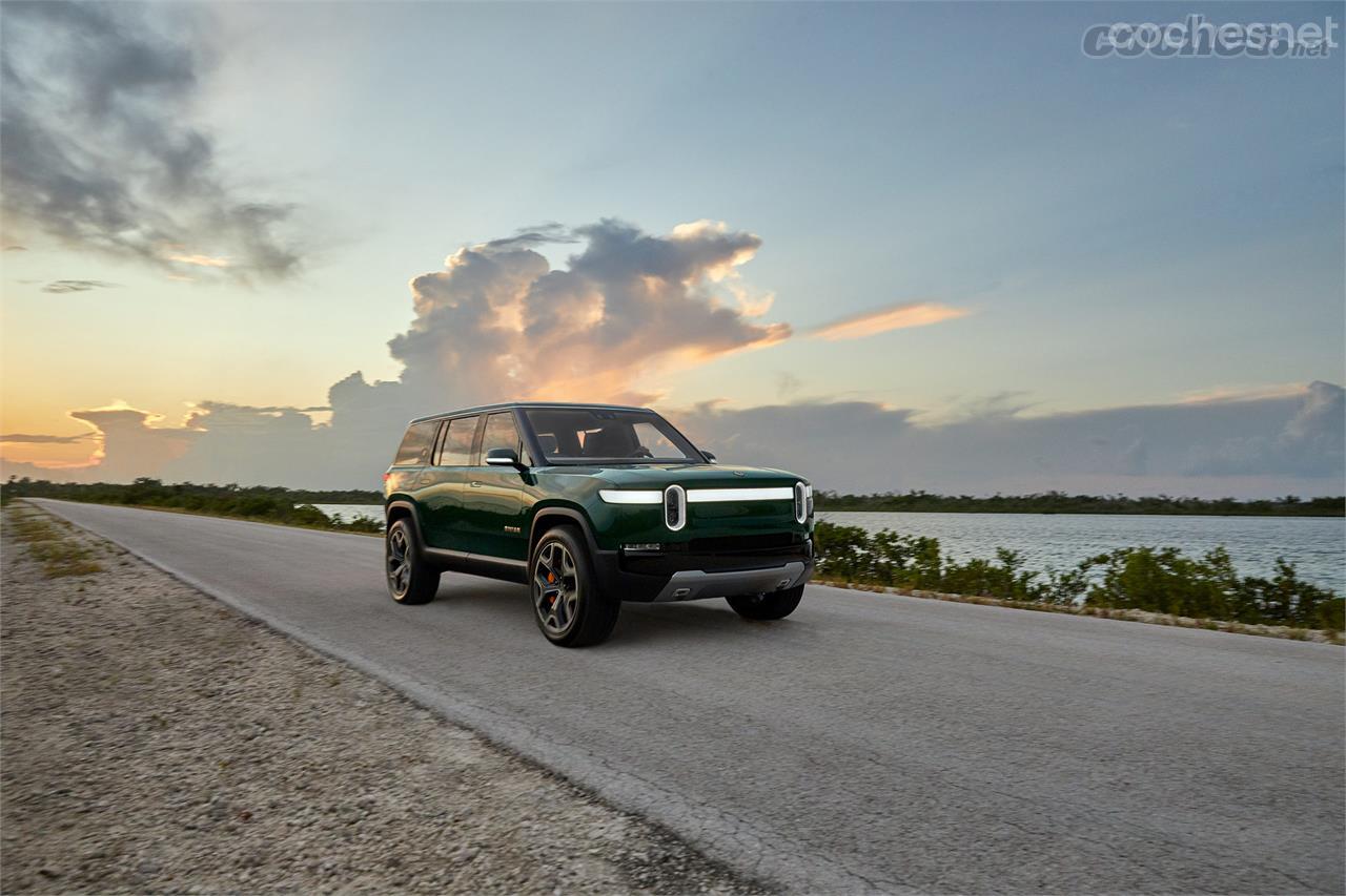 El Rivian R1S, un SUV de 7 plazas, podría ser un candidato a venderse en Europa. 