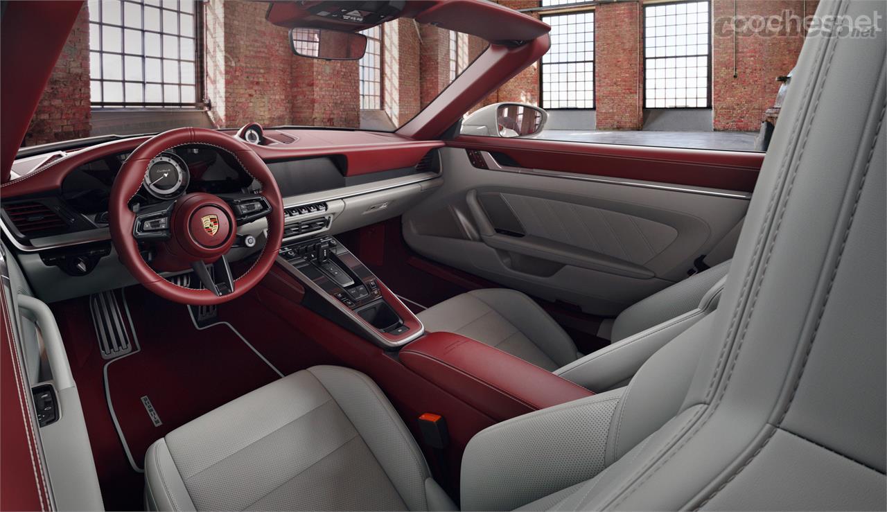 Gracias a Porsche Exclusive Manufaktur, ya es posible comprar un 911 nuevo con interior en dos colores. Por fortuna, pueden ser otros. 