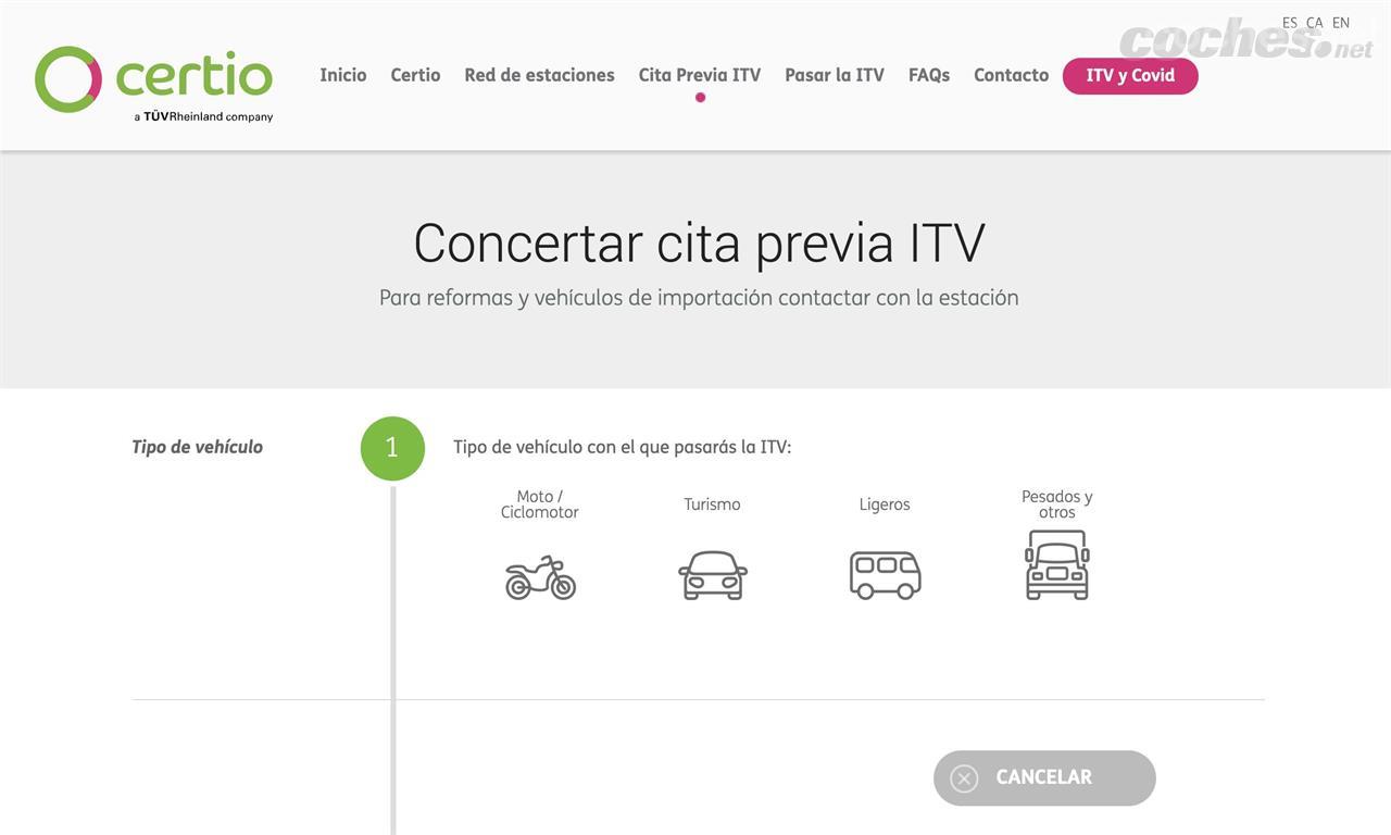 Es recomendable pedir hora para pasar la ITV mediante un proceso de cita previa on-line.