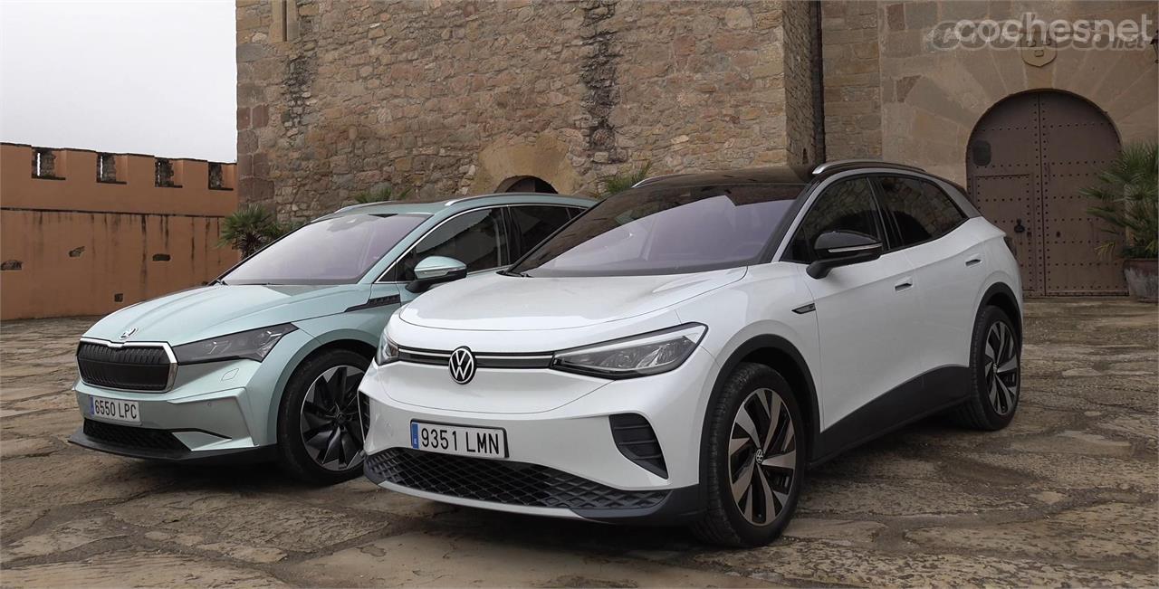 El Skoda Enyaq iV y el Volkswagen ID.4 son dos nuevos eléctricos muy a tener en cuenta si se busca un eléctrico como coche único. 