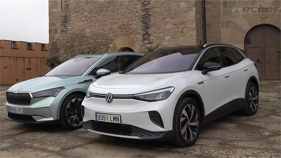 El Skoda Enyaq iV y el Volkswagen ID.4 son dos nuevos eléctricos muy a tener en cuenta si se busca un eléctrico como coche único. 