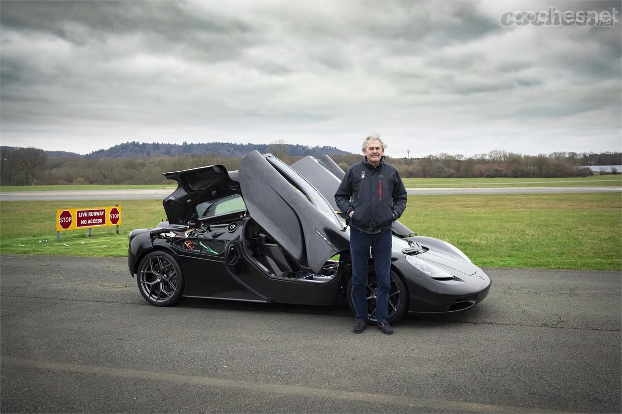 El Gordon Murray Automotive T50, todavía en fase de desarrollo, está animado por una mecánica V12 atmosférica.