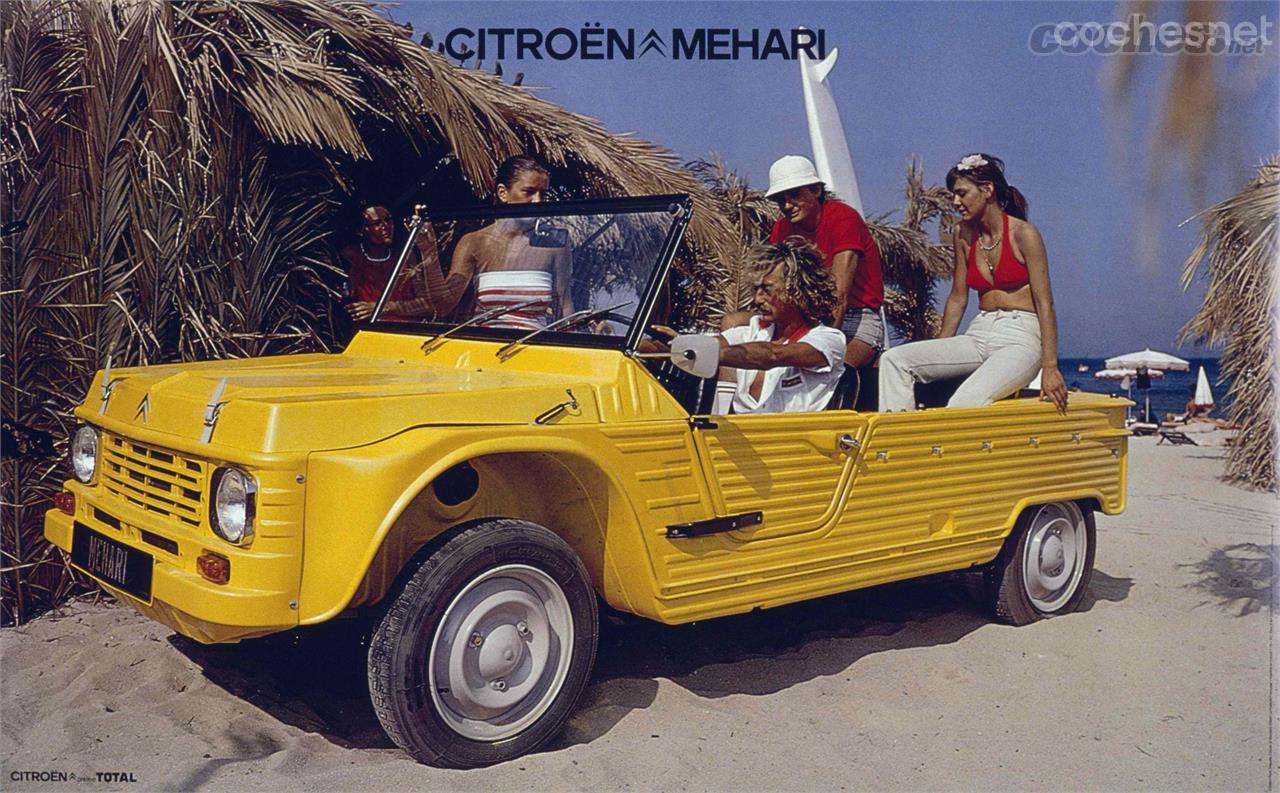 El Mehari original fue un modelo de lo más peculiar que Citroën comercializó entre 1968 y 1987. Estaba basado en el icónico 2CV y su carrocería era de plástico.