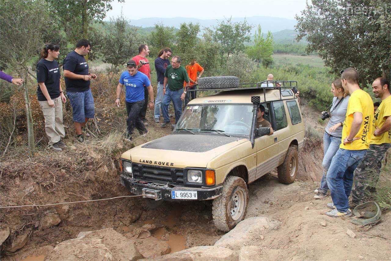 Las zonas marrones son las más complicadas. Hay que superarlas, en muchas ocasiones, utilizando implementos. En la Land Rover Party cada uno pone a prueba su nivel.