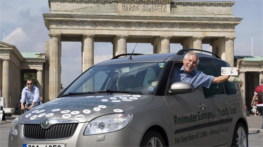 En 2007 Gerhard Plattner hizo 15.000 kilómetros al volante de este Skoda Roomster gastando menos de 1.000 euros en combustible.