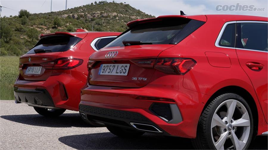 Elegir entre un Audi A3 Sportback 35 TFSI y un BMW 118i dependerá, ante todo, de nuestra preferencia estética... y nuestro estilo de conducción.