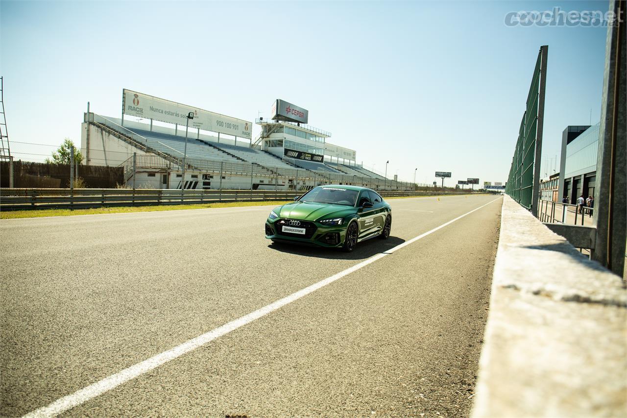 El circuito del Jarama, en Madrid, fue el escenario para probar el Bridgestone Potenza Sport en todo tipo de deportivos. 