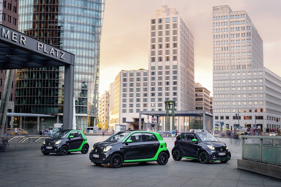 Los smart ForFour y ForTwo son segundo y tercero respectívamente en el ránking de coches eléctricos de VO. 