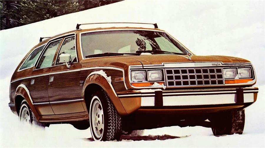 El AMC Eagle Wagon de 1980 estaba basado en el AMC Concord, que a su vez era una evolución del AMC Gremlin.