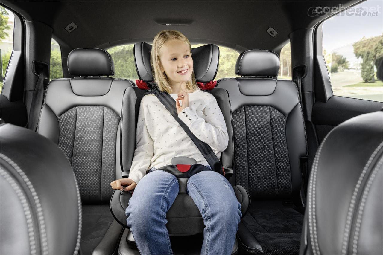 El asiento trasero central más seguro para los niños