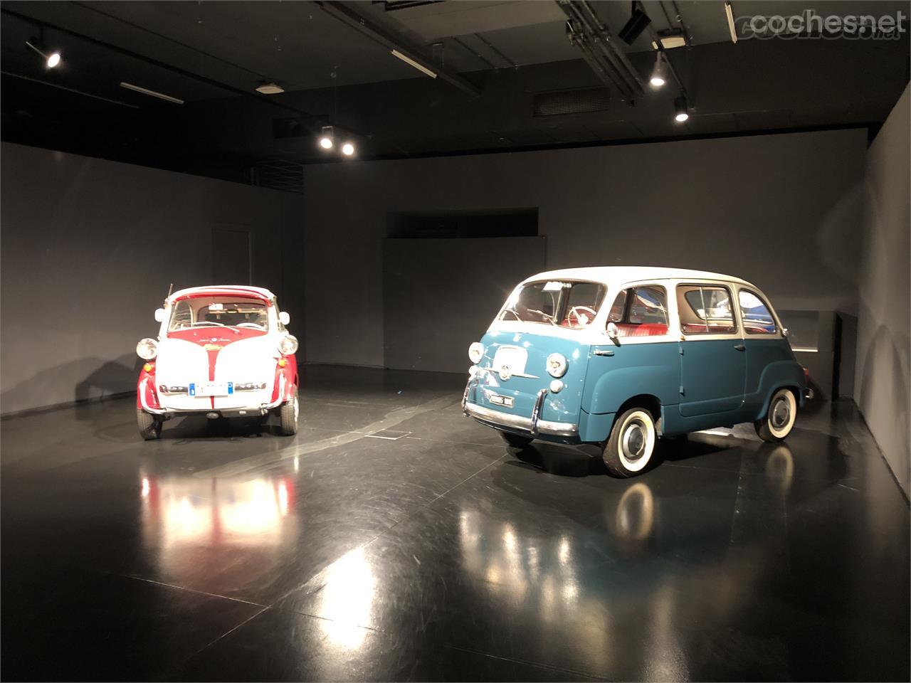 El BMW Isetta y el Fiat 600 Multipla son algunos de los representantes de vehículos utilitarios que podemos encontrar en este museo. 