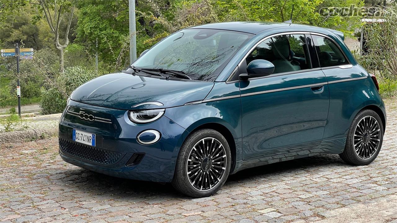 Fiat 500 eléctrico.