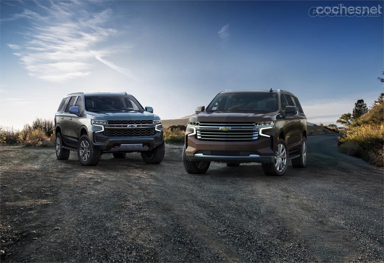 Última generación de los Chevrolet Tahoe y Suburban (este último está más cerca de los 6 que de los 5 metros).