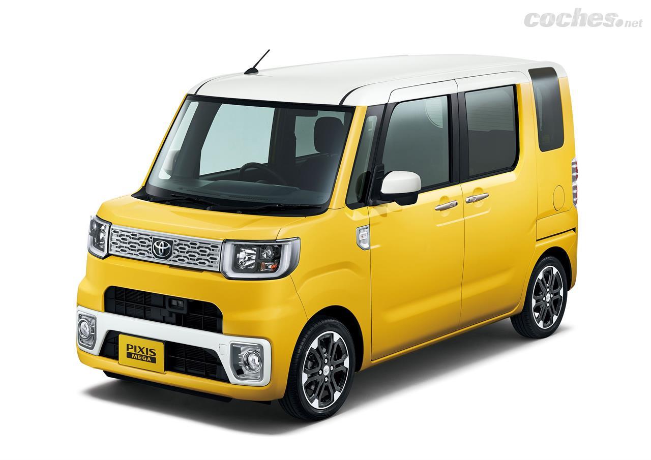 Toyota llama Pixis a todos sus kei, que no son otra cosa que Daihatsu remarcados. El Pixis Mega es un Daihatsu Wake.