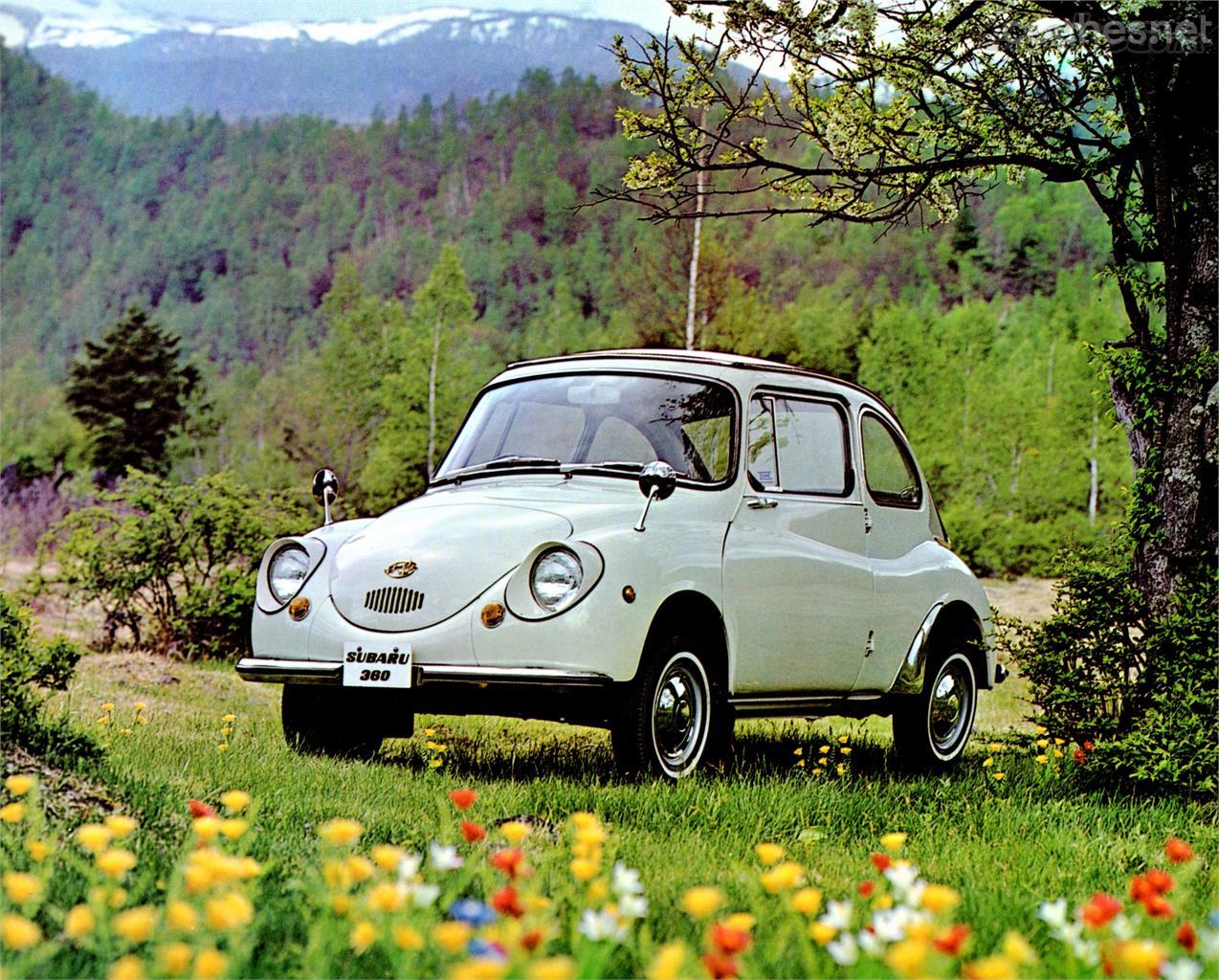 El primer coche de Subaru, el 360 (se llamaba así por su cilindrada, limitada) fue un kei car.