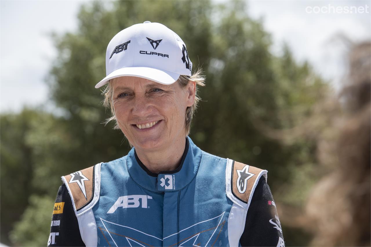 Jutta Kleinschmidt es, en la actualidad, piloto del equipo ABT Cupra 