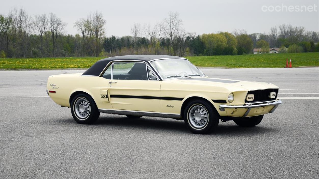 The newly unveiled model is reminiscent of the 1968 Ford Mustang GT California Special.