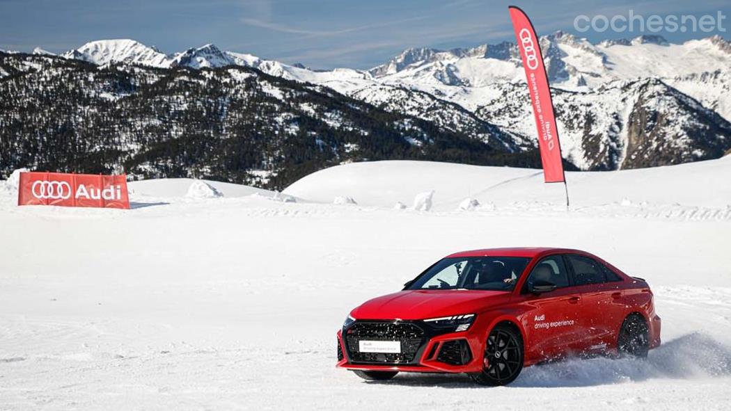 It was sensational to see what the new Audi RS3 Sedan is capable of on snow with winter tires. 