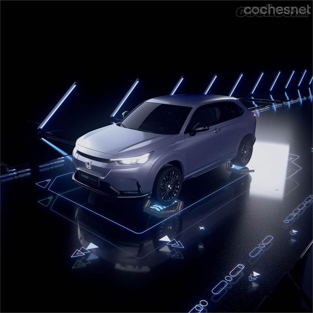 Nuevo prototipo Honda e:Ny1. Será el próximo SUV eléctrico urbano de la marca y llegará en 2023.