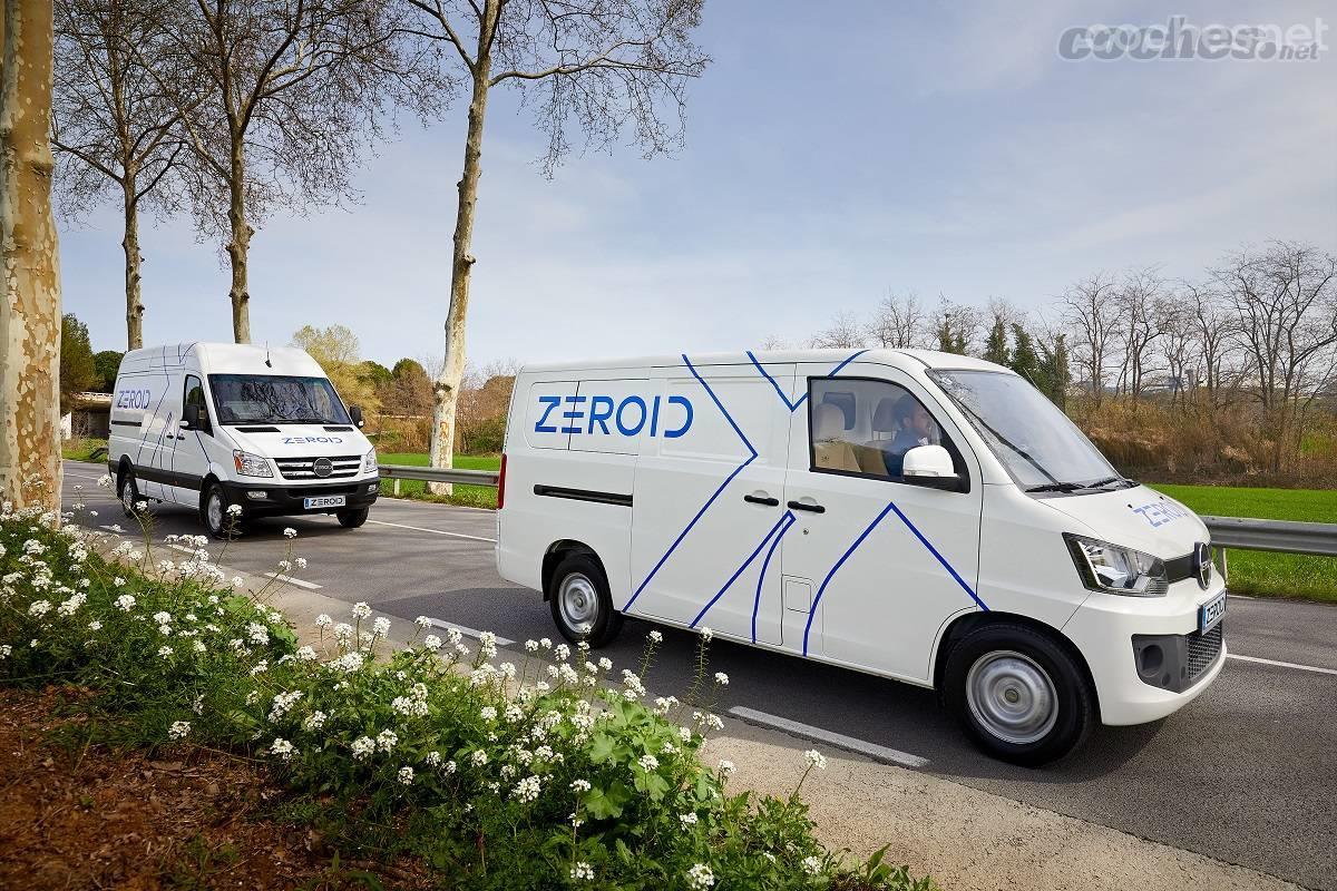 Zeroid tiene lista una gama de tres modelos de furgonetas eléctricas, de entre 700 y 2.700 kilos de carga máxima autorizada.