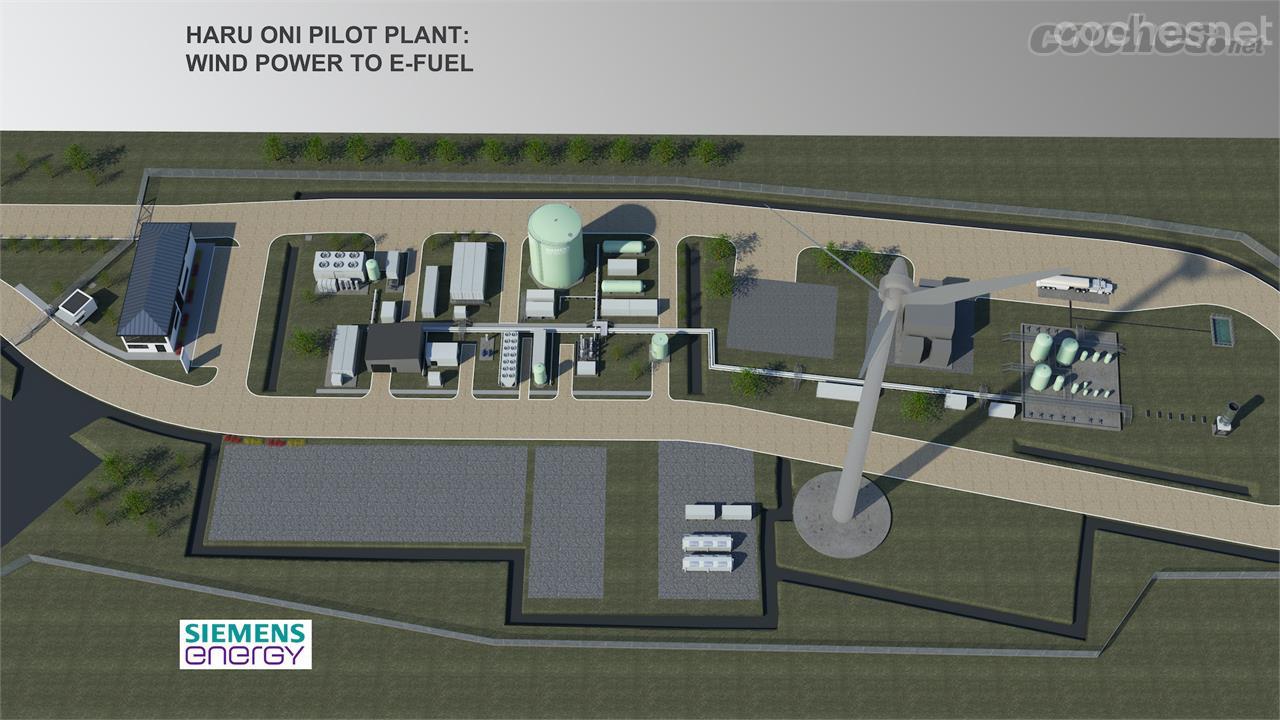 El proyecto piloto "Haru Oni", en el sur de Chile, produce combustible sintético a partir de fuentes renovables. 