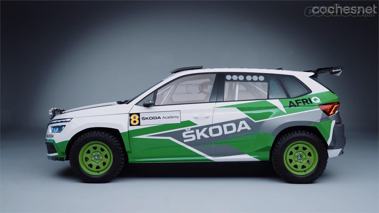 El Skoda Afriq se llama así tanto porque está inspirado en rallies africanos como el Safari o el Dakar, como porque Skoda se encarga de las operaciones del Grupo VW en África.