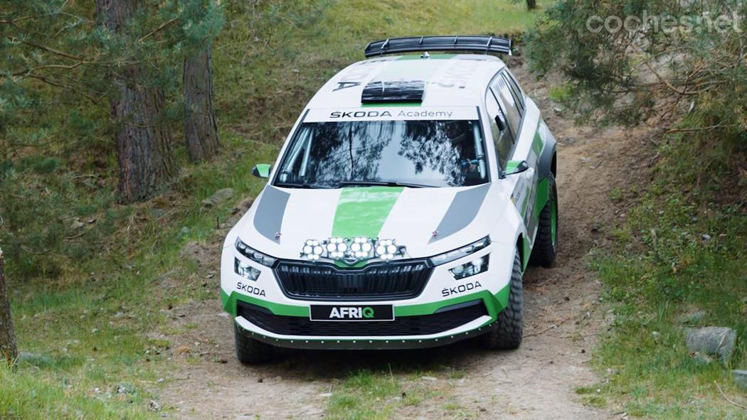 A large part of the competition components that the Afriq sports are from the Skoda Fabia Rally 2 evo donated by Skoda Motorsport.